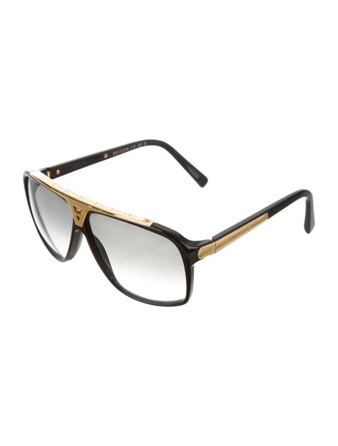 louis vuitton 1.1 millionaires sunglasses black in acetate with gold-tone